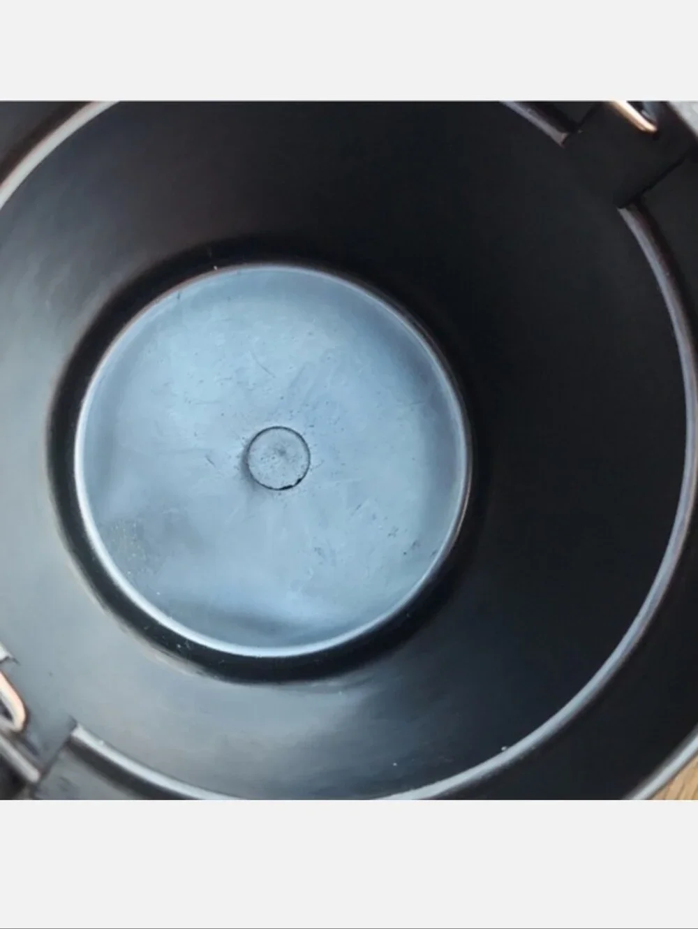 Mini 3 liter Silver Black Step Garbage Can